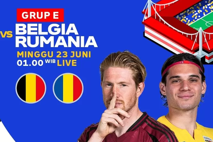 Jadwal Live Streaming dan Prediksi Euro, Antara Belgia vs Rumania 23 Juni 2024