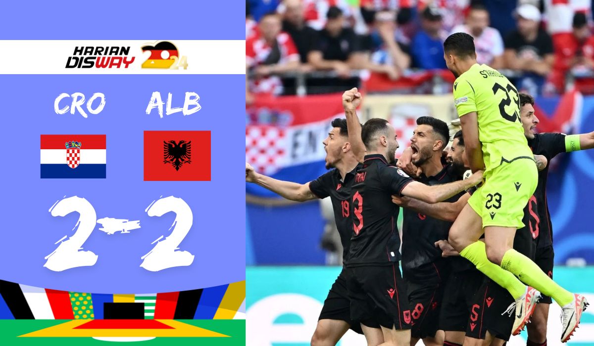 Euro 2024 | Pertandingan Dramatis, Kroasia Ditahan Imbang Albania 2-2